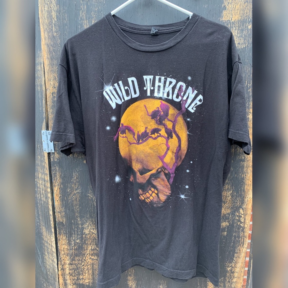 Wild Throne Mens XL Black Concert Tee T-shirt